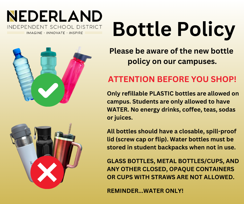 Clear Bottle Policy