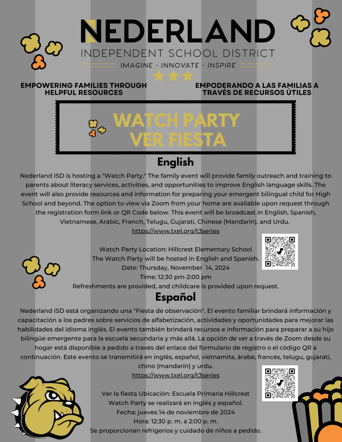 Emergent Bilingual Watch Party